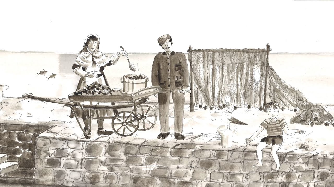 Življenje ob morju nekoč